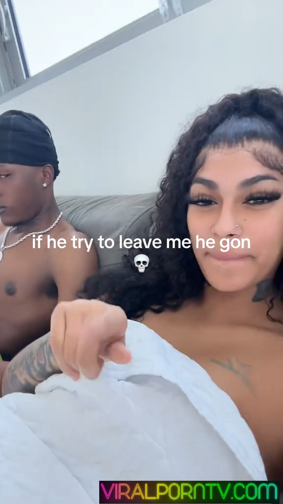 MurdaB Nude With Boyfriend Playing On Bed New Onlyfans leak