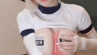Katyuska Moonfox Cosplay Dildo Titty Tease Nude Video Leaked